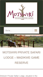 Mobile Screenshot of motswiri.com